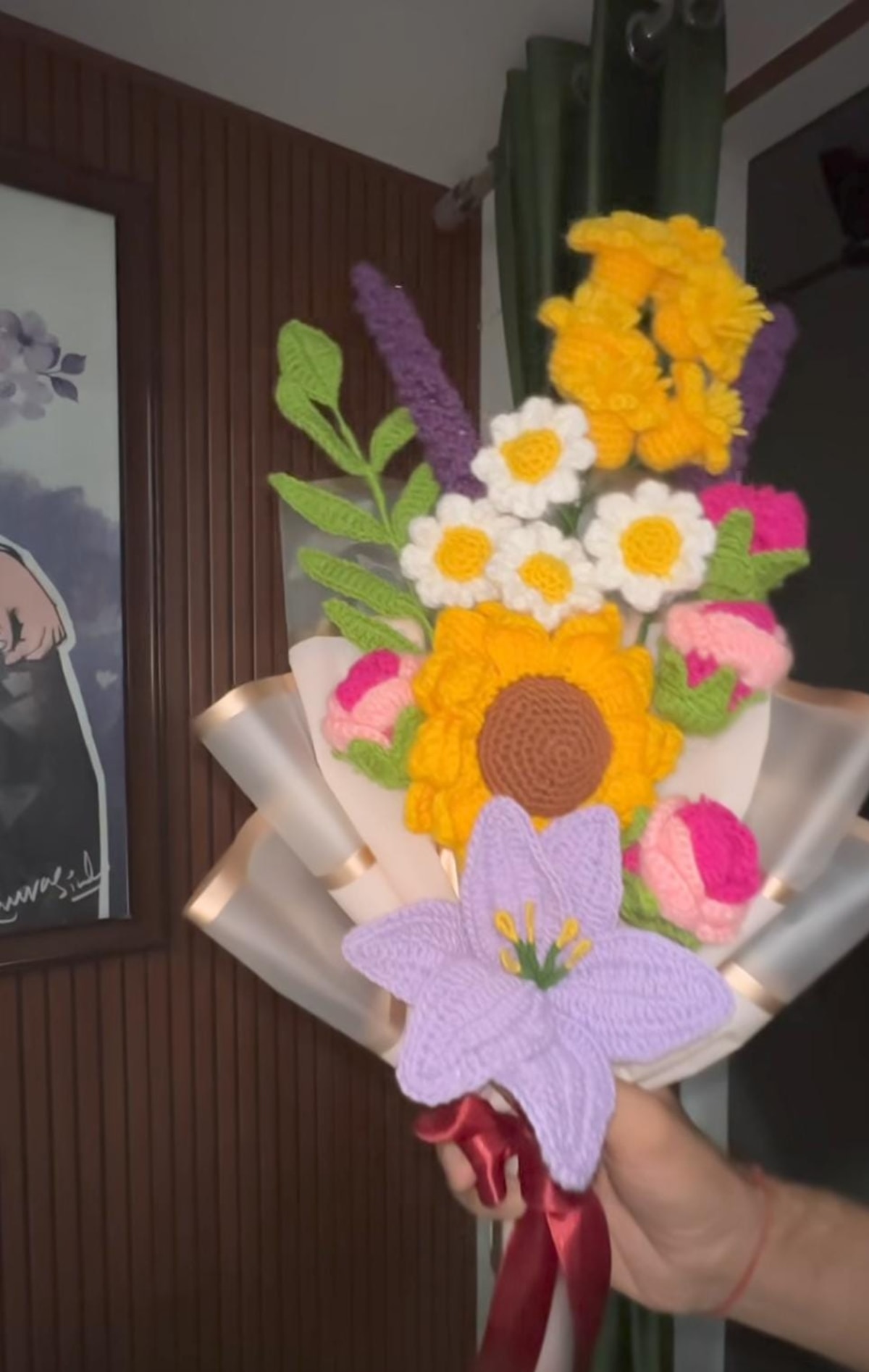 Crochet Large Flower Bouquet — image 2