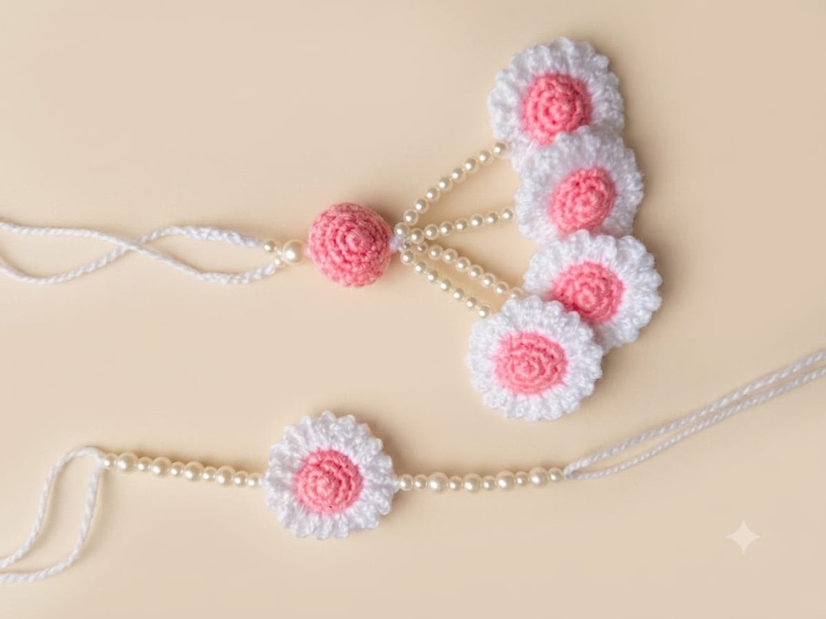 Crochet Bhaiya Bhabhi Rakhi — image 3