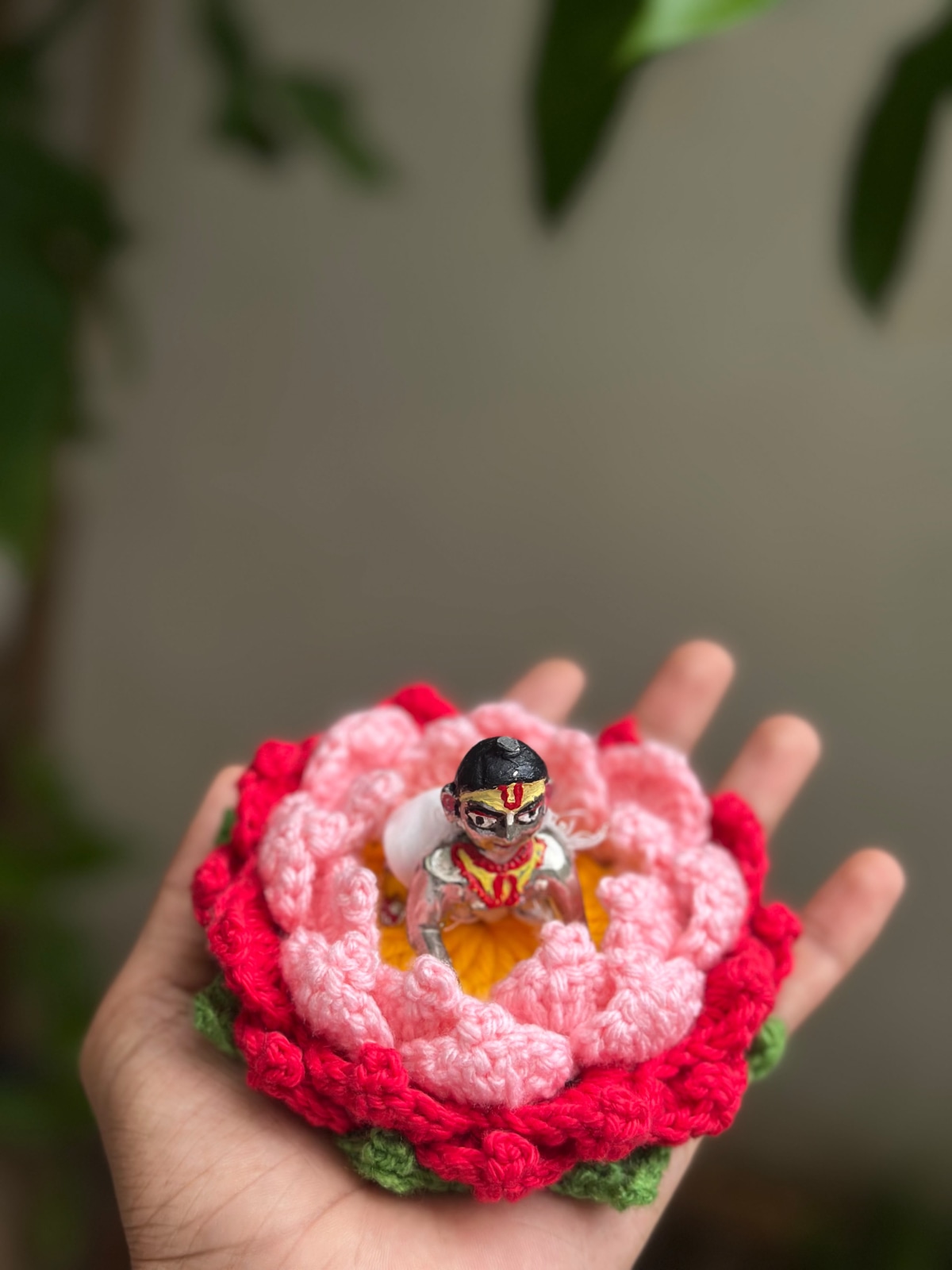 Crochet Kamal Asan Pooja Mat — image 3