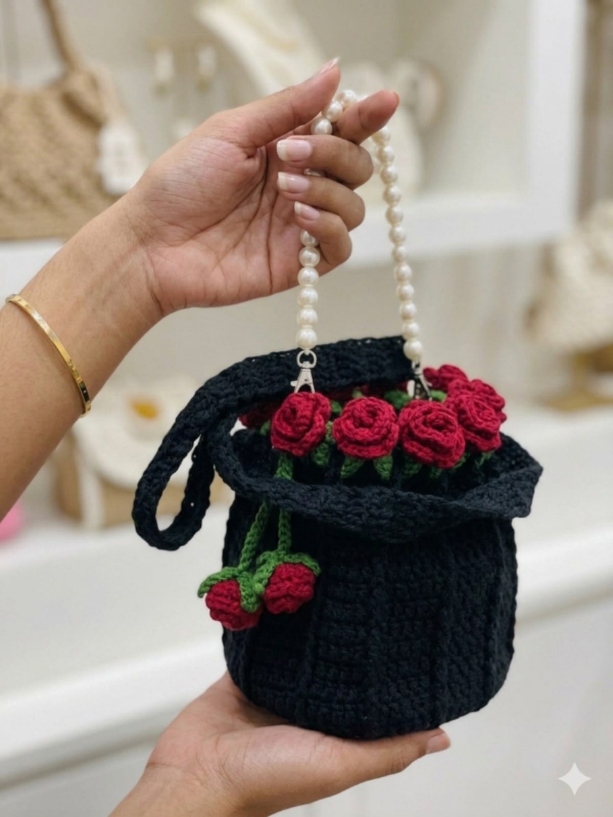 Crochet Rose Potli — image 4
