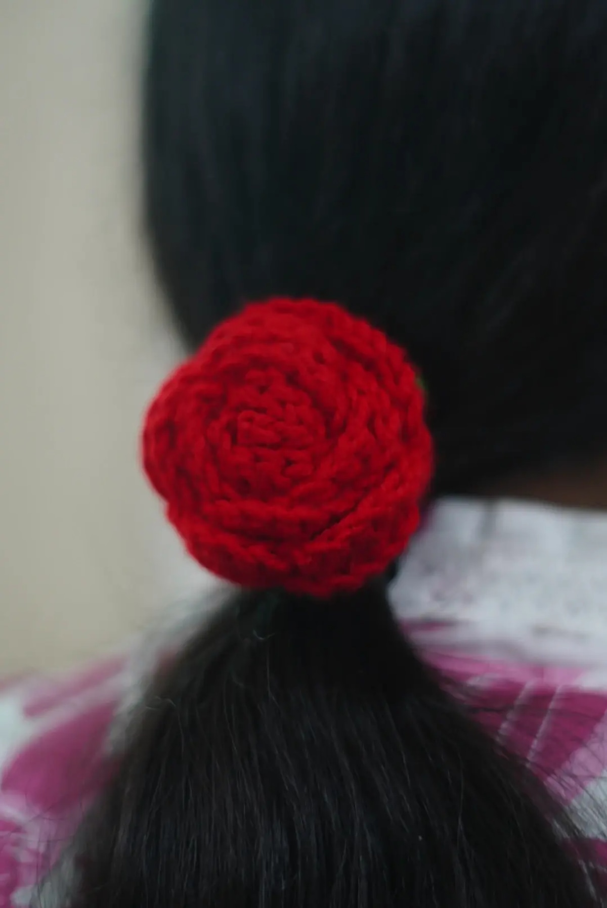 Crochet Rose Hair Band — image 3