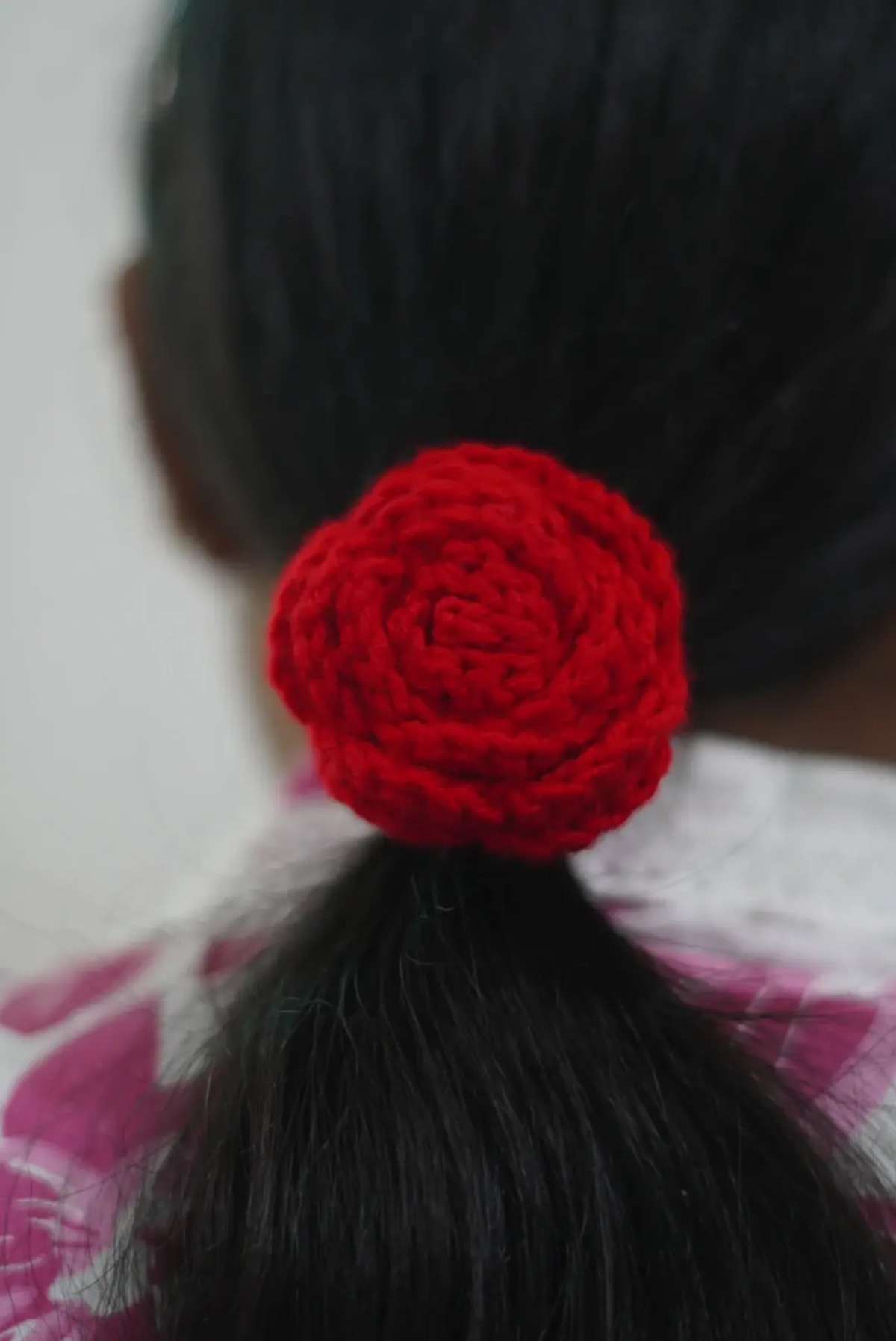 Crochet Rose Hair Band — image 1