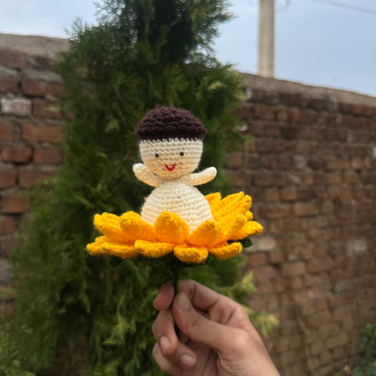 Crochet Sunflower Doll — image 3