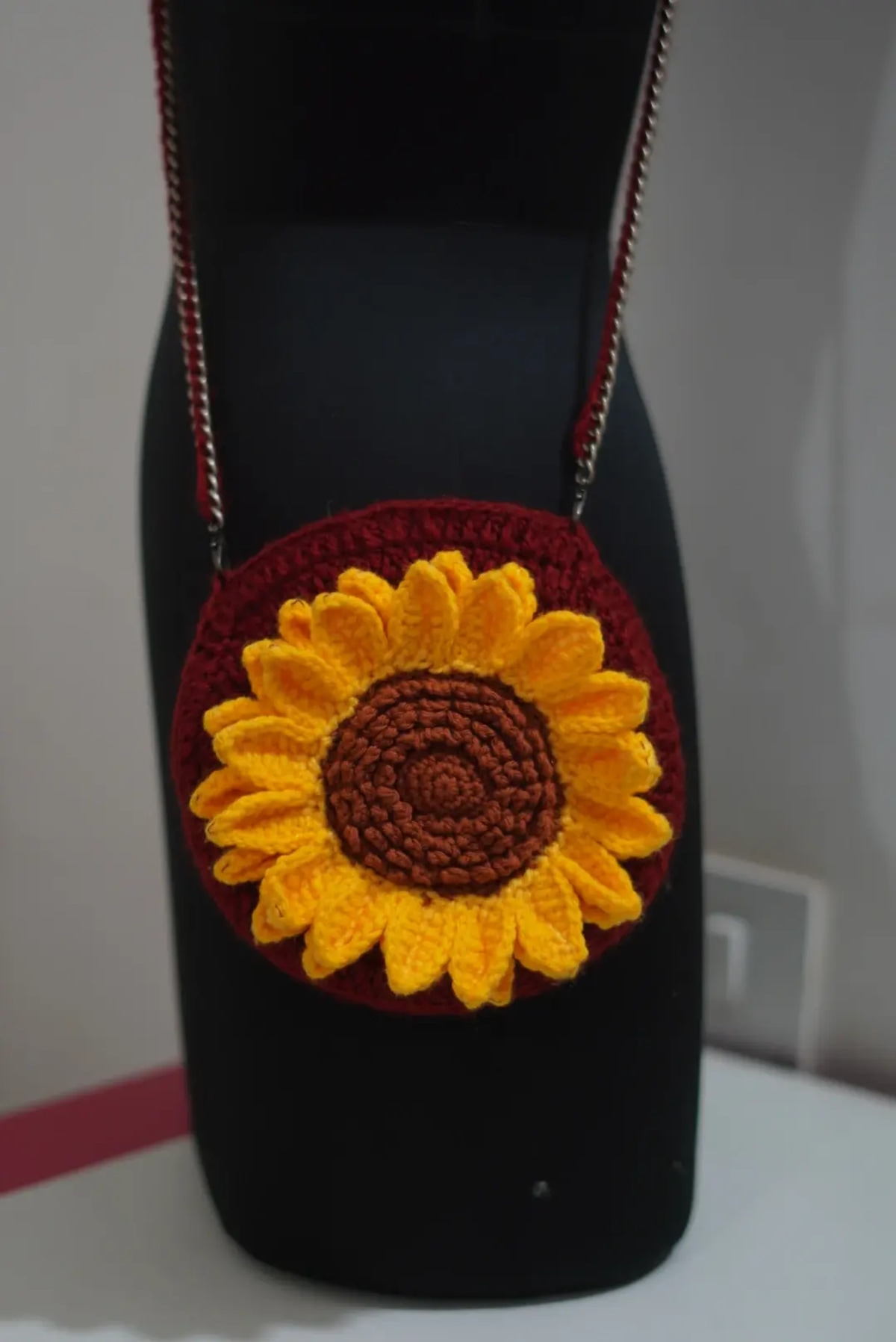Crochet Sunflower Sling Bag — image 2