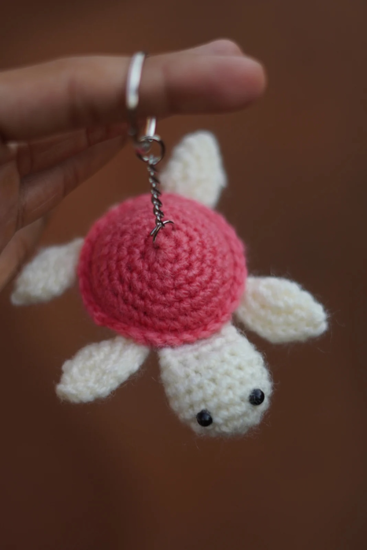 Crochet Turtle Keychain — image 1