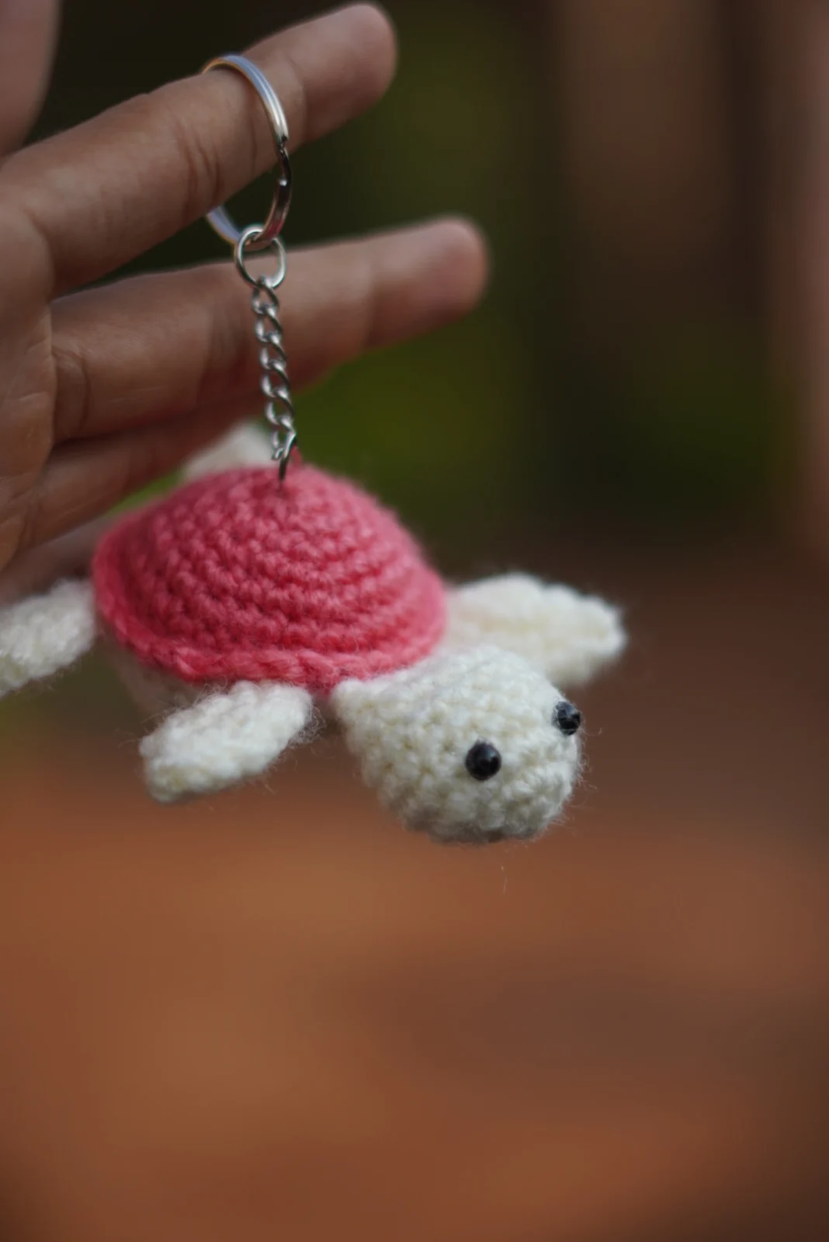 Crochet Turtle Keychain — image 2