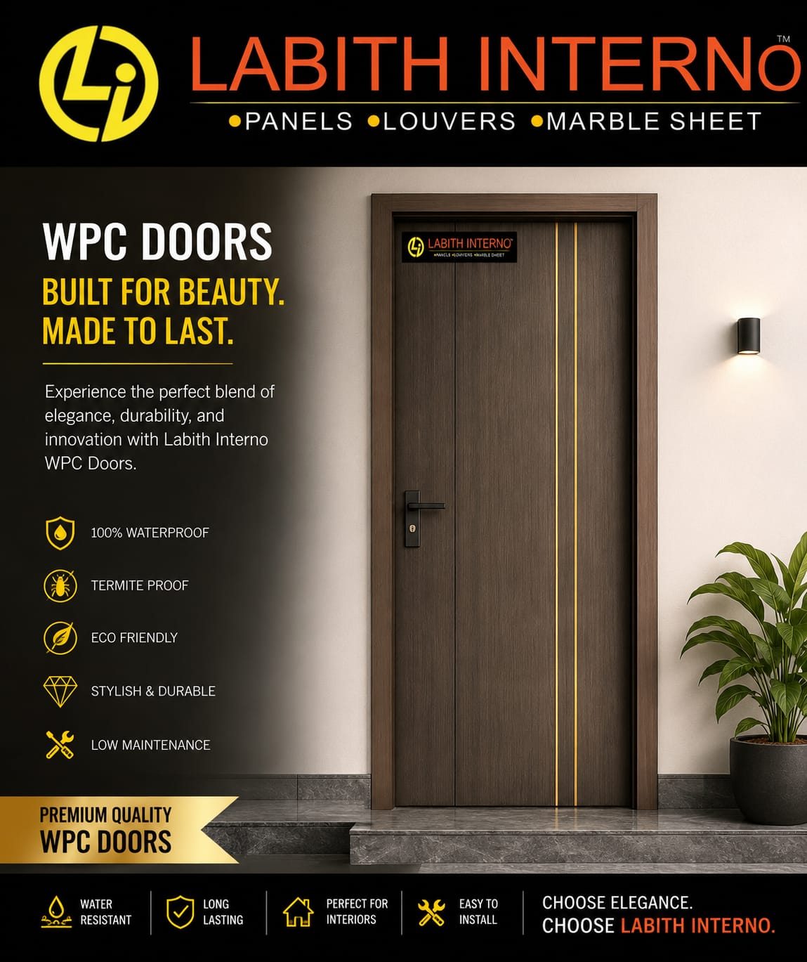 WPC Doors & Frames by Labith Interno