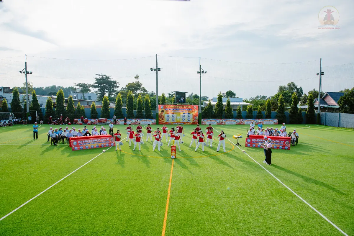 hình ảnh buổi Khai mạc Giải Bóng đá Giới Trẻ Giáo Phận Bà Rịa– ACTI Cup 2026