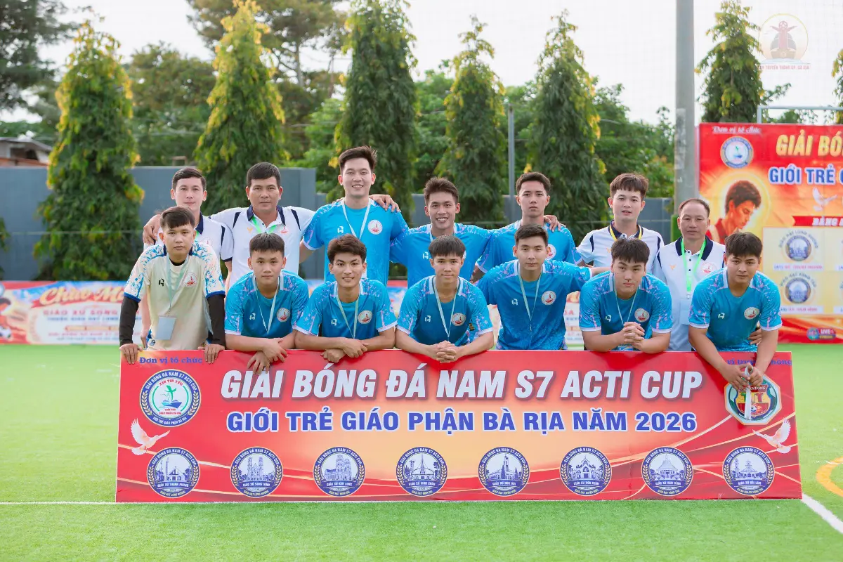 hình ảnh buổi Khai mạc Giải Bóng đá Giới Trẻ Giáo Phận Bà Rịa– ACTI Cup 2026