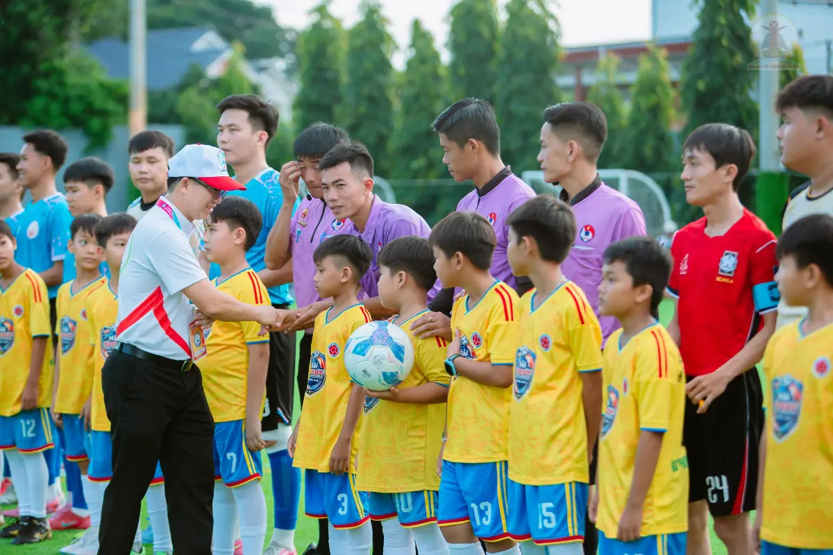 hình ảnh buổi Khai mạc Giải Bóng đá Giới Trẻ Giáo Phận Bà Rịa– ACTI Cup 2026