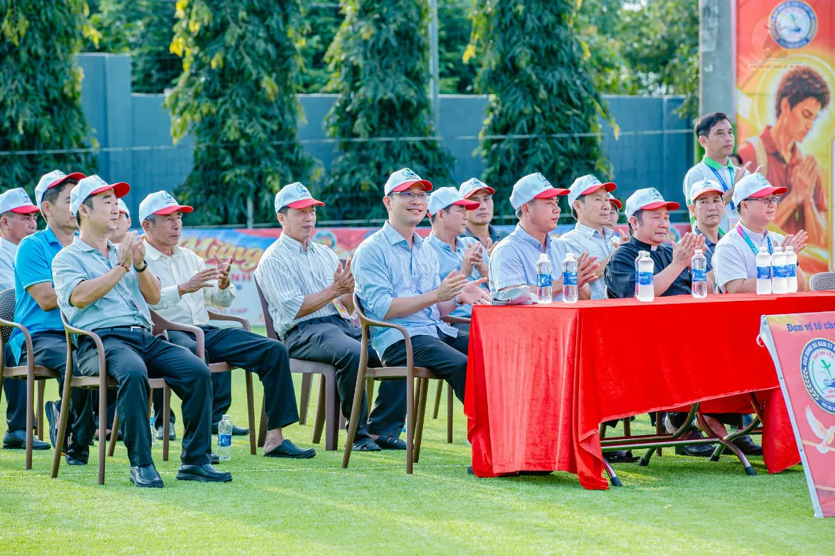 hình ảnh khai mạc giải bóng đá Giới Trẻ Giáo Phận Bà Rịa - Acti Cup 2026