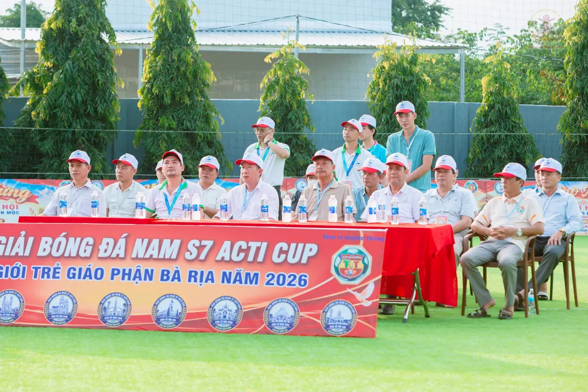 hình ảnh khai mạc giải bóng đá Giới Trẻ Giáo Phận Bà Rịa - Acti Cup 2026
