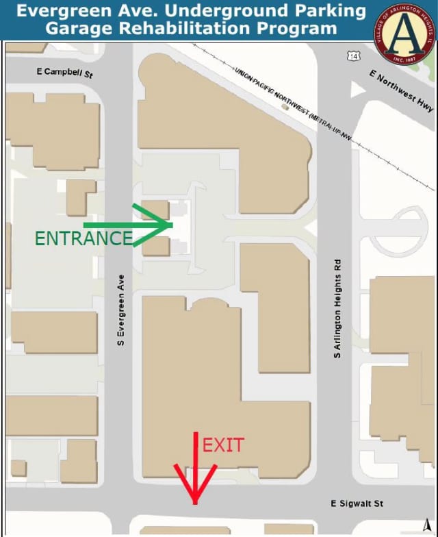 Arlington Heights Parking Garage Construction Begins Monday