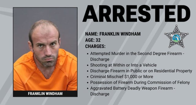 Florida Arrest: Deputies Say Man Shot at Good Samaritan’s Car, Hit 5 Times