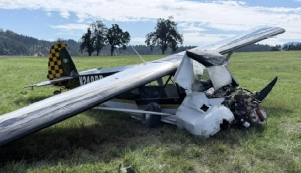 Lane County, OR Plane Crash: Pilot Hurt on Sears Road Sunday