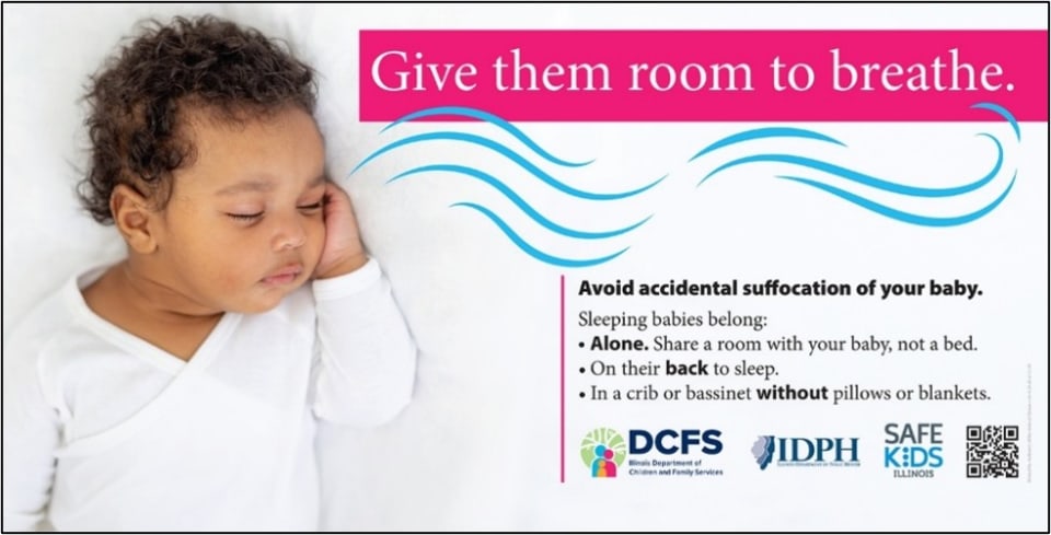 Illinois Infant Safety Alert Today: 1,000 Buses Carry Sleep Message