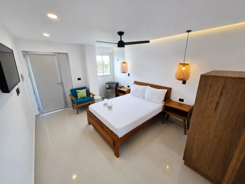 Habitación Doble Estándar del Hotel Camino Palmero en Coveñas
