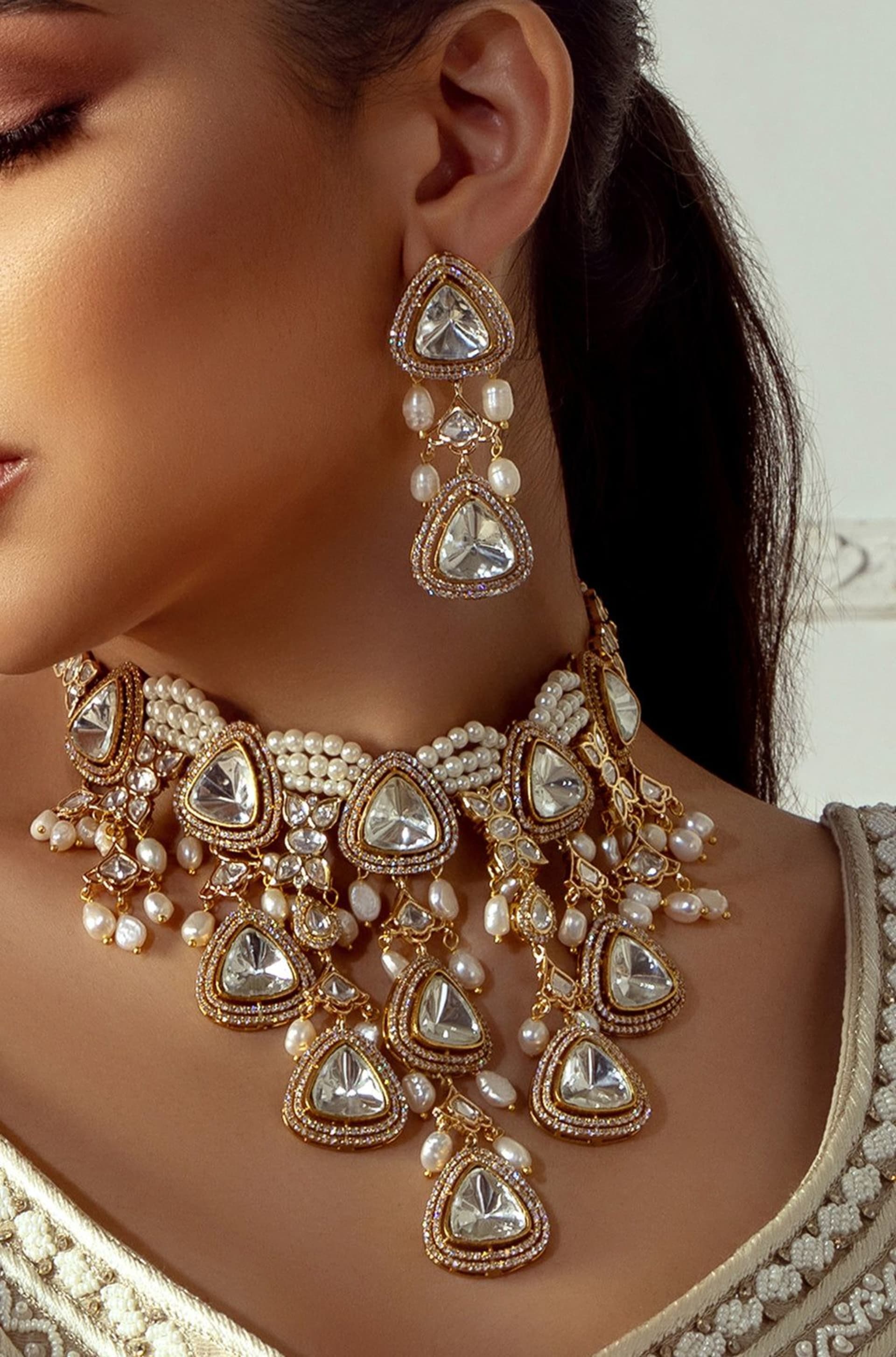 Polki Sets — lab grown diamond bridal jewellery