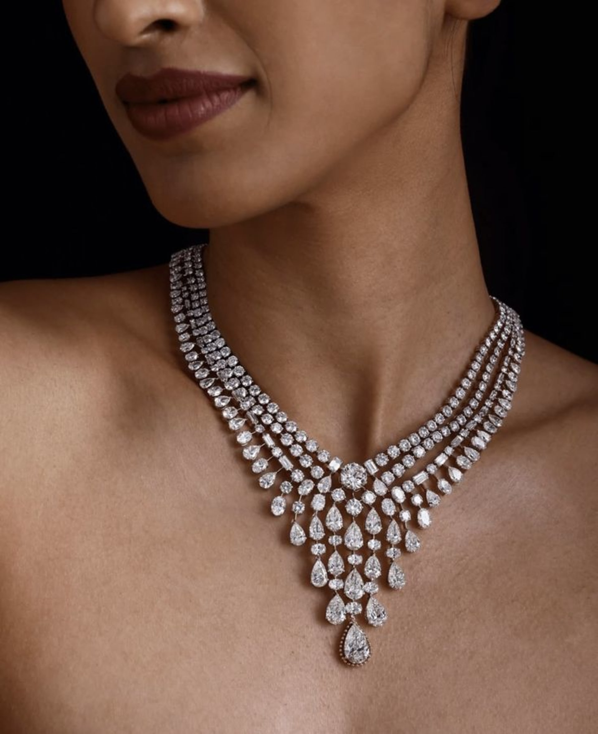 Tennis Necklaces — lab grown diamond bridal jewellery