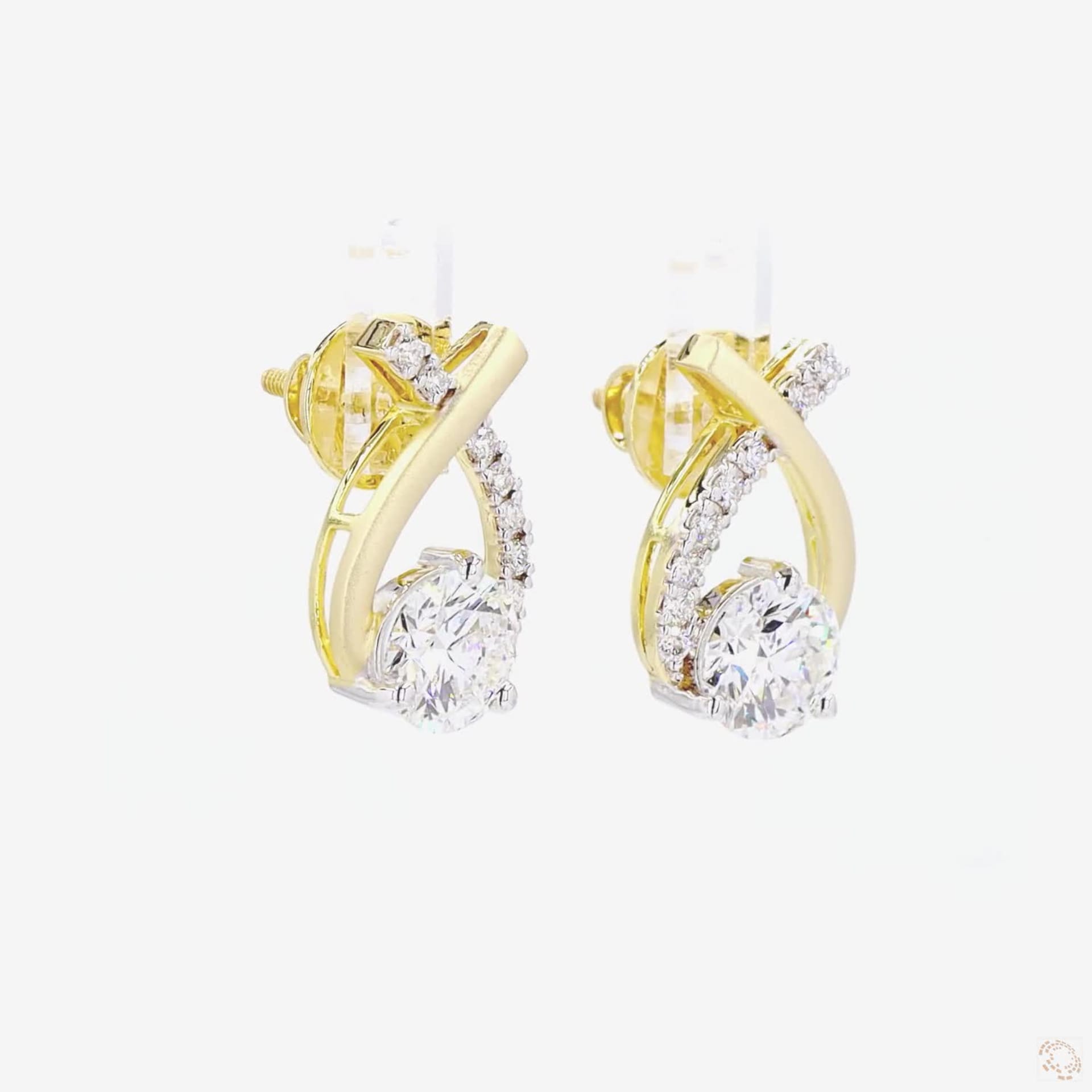 Aurora Twist Studs