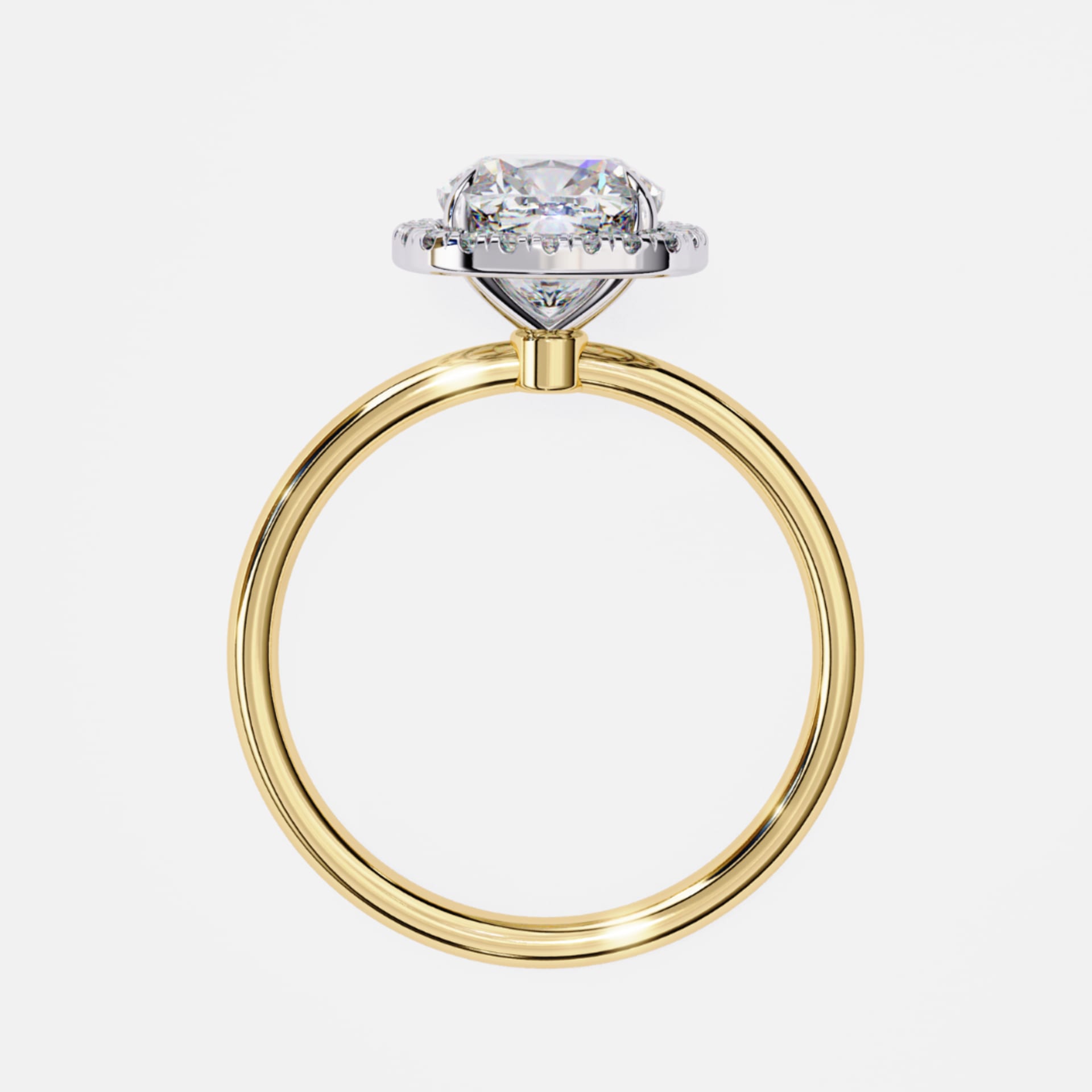 Classic Cushion Halo Ring