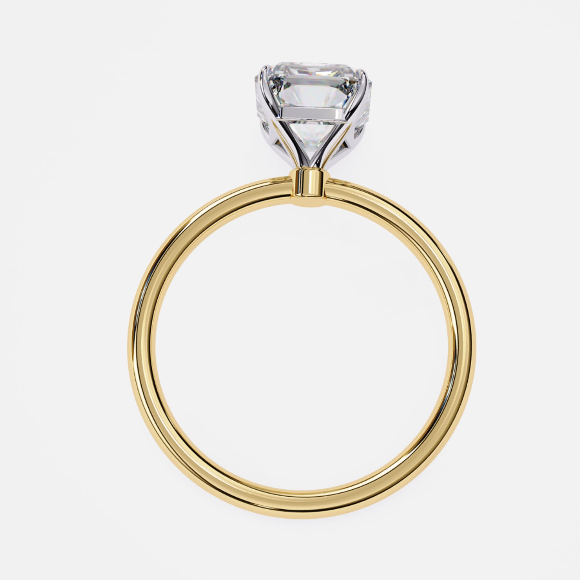Classic Emerald Solitaire Ring