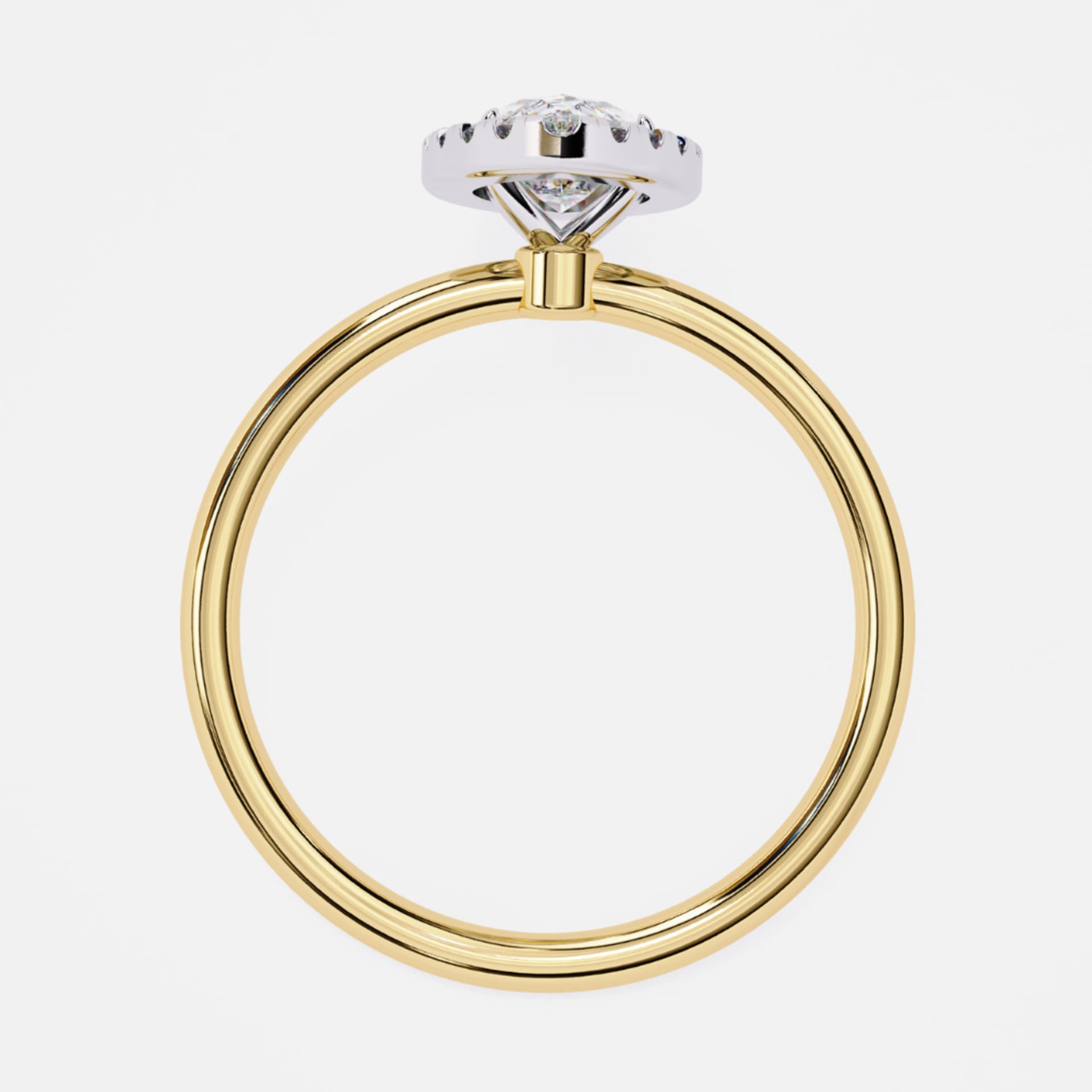 Classic Marquise Halo Ring