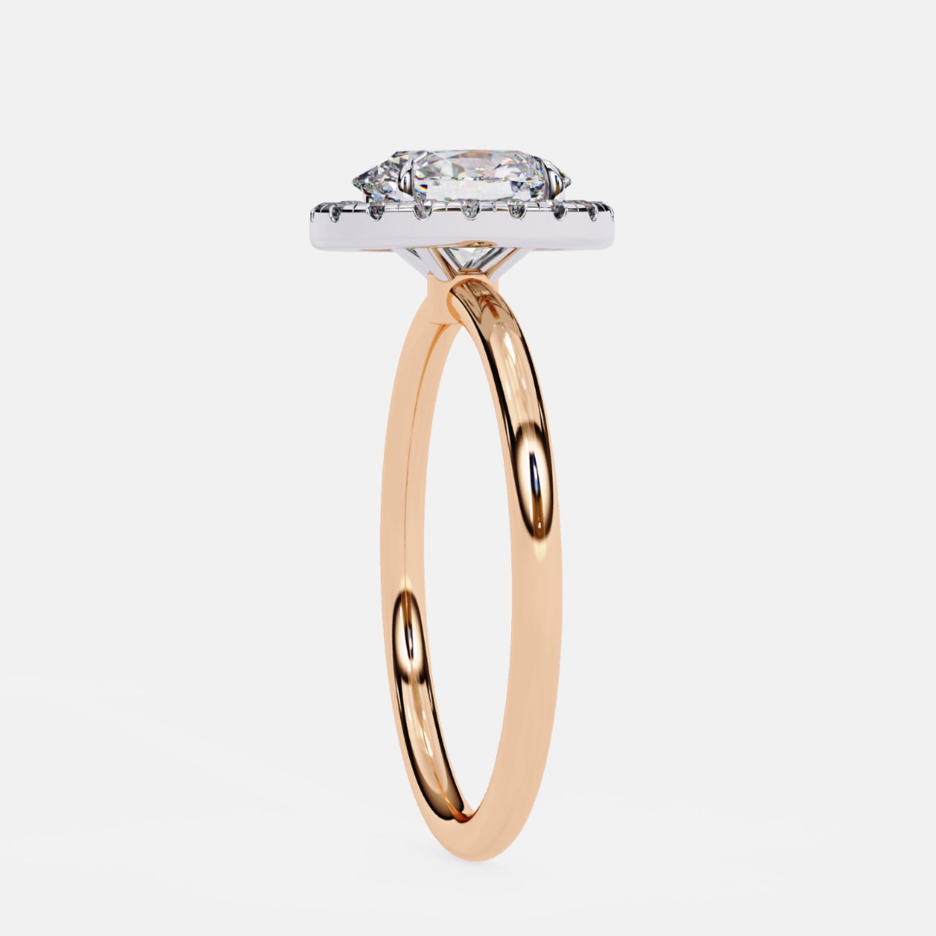 Classic Oval Halo Ring