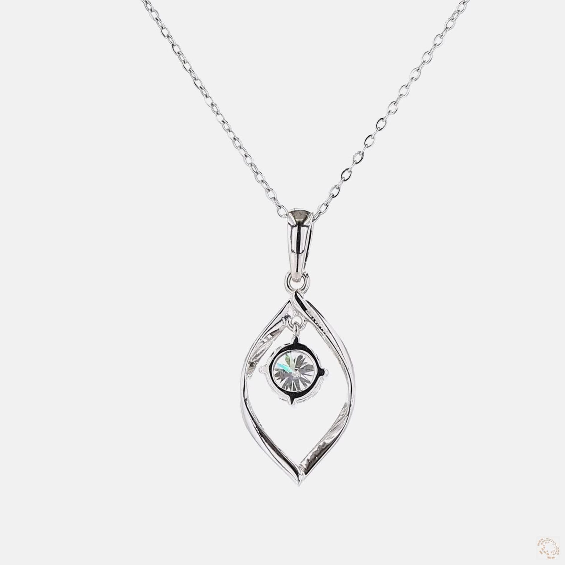 Dangling Solitaire Pendant