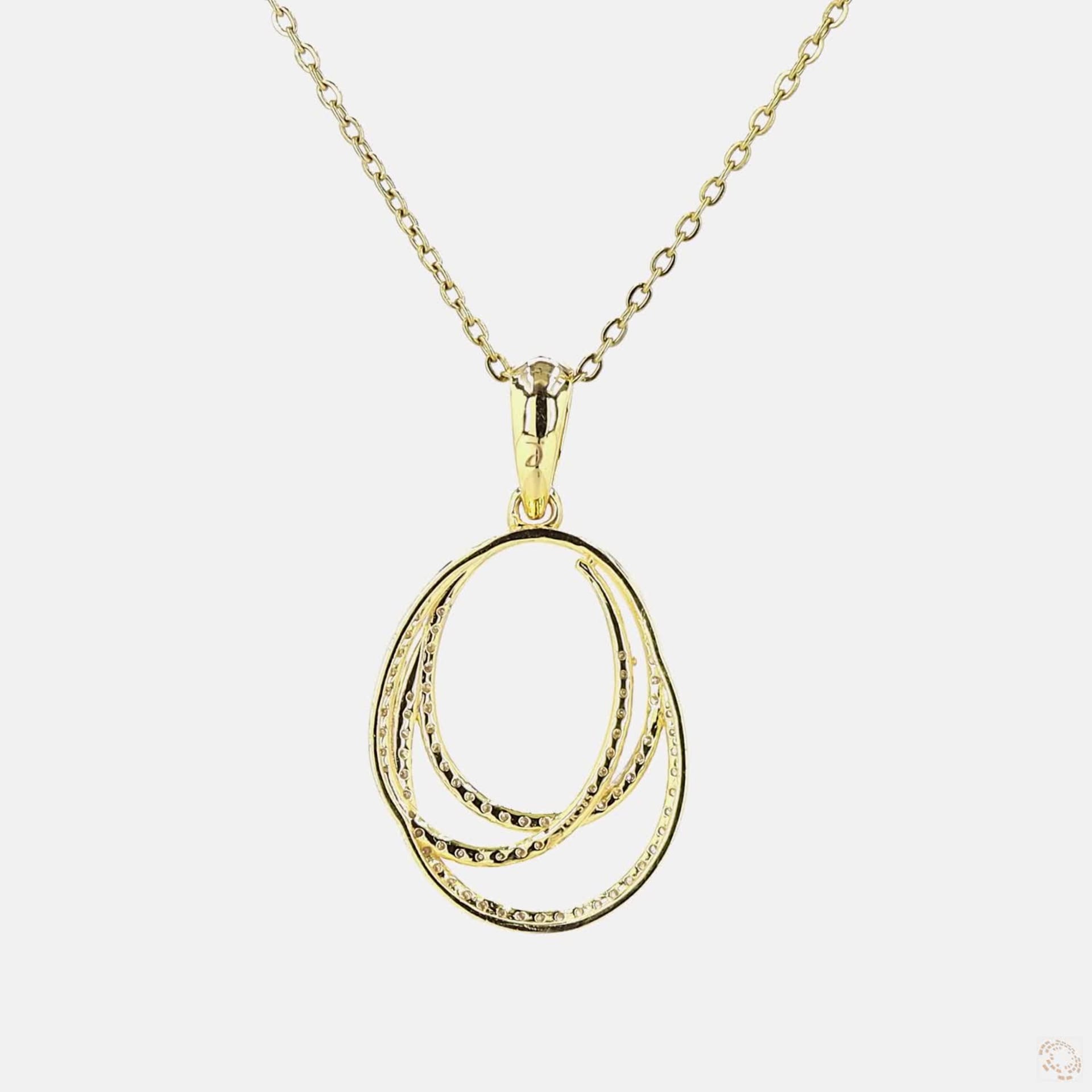 Diamond Orbit Pendant