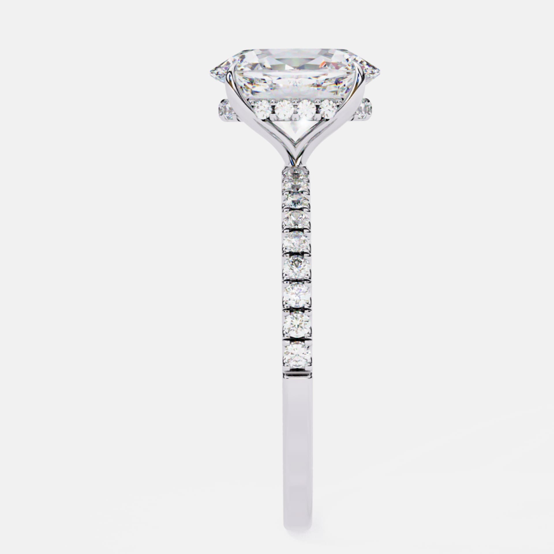 Eternal Oval Solitaire Ring