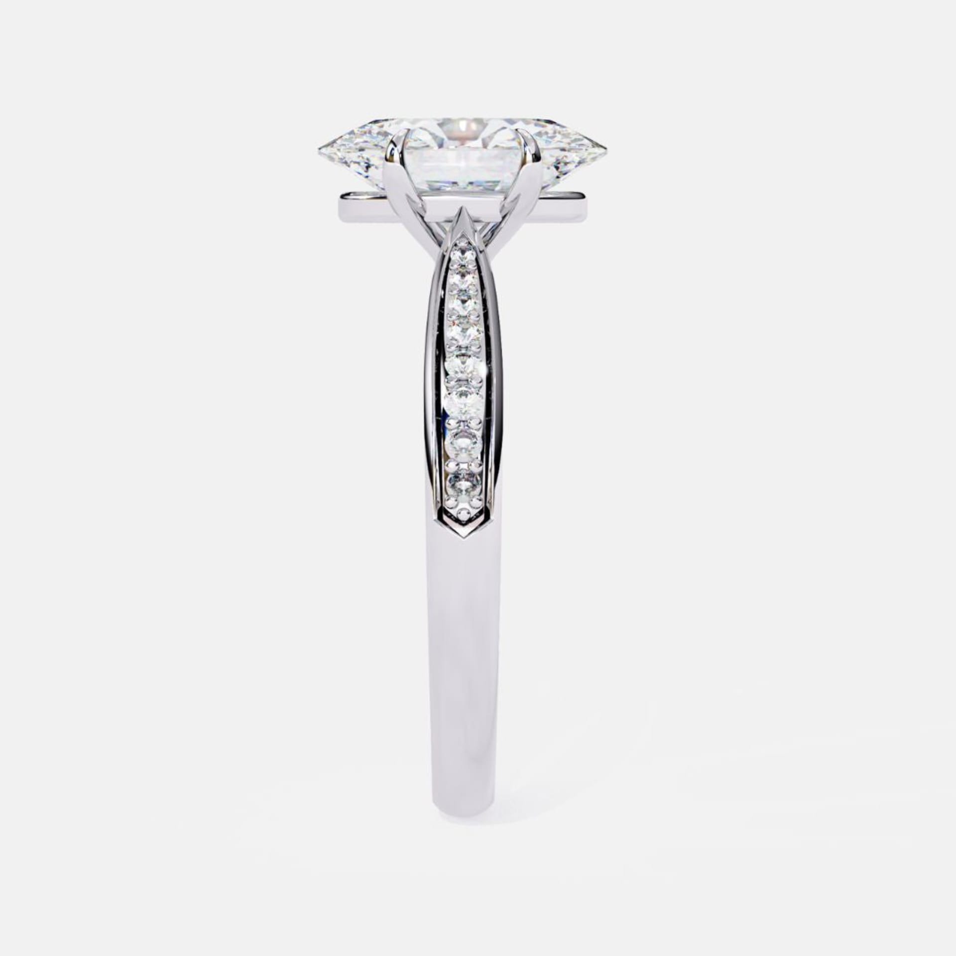 Gleaming Oval Splendor Ring