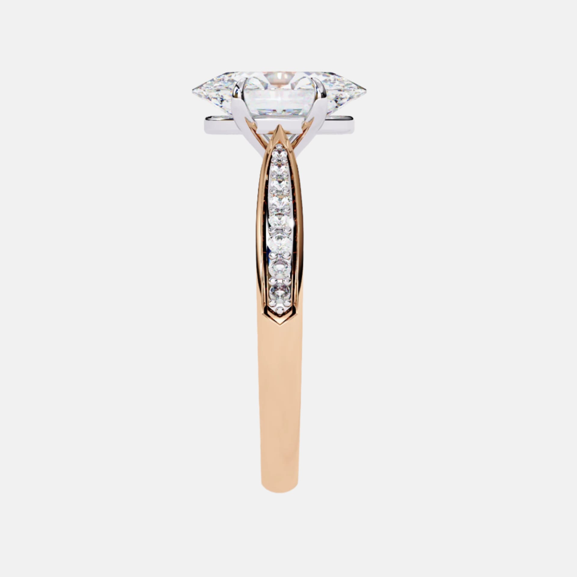 Gleaming Oval Splendor Ring