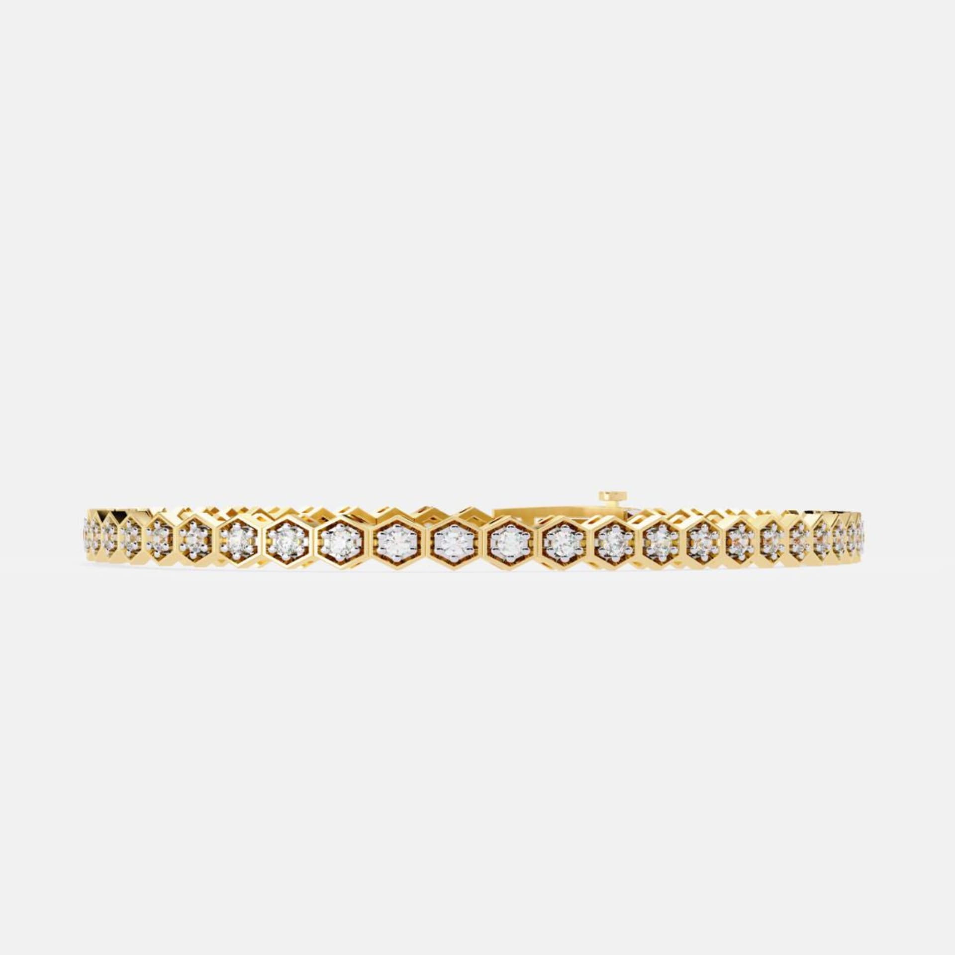 Lab grown diamond bracelets