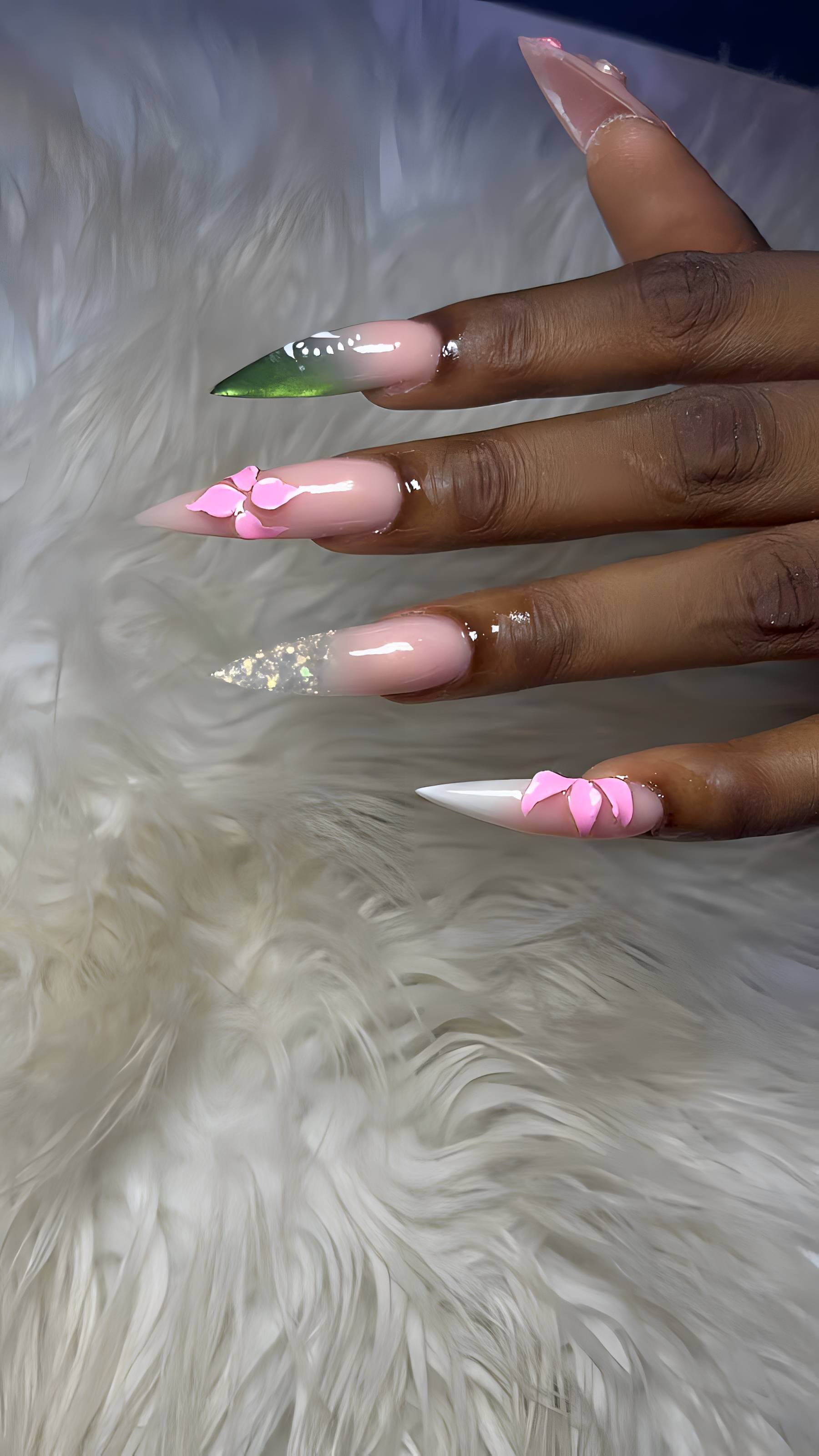 Acrylic encapsulated nail
