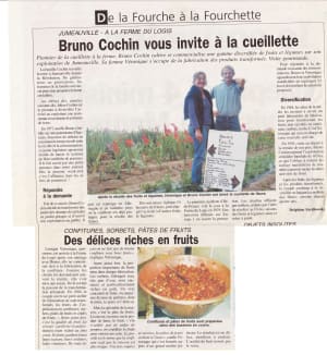 article de Courrier de Mantes d'Aout 2006