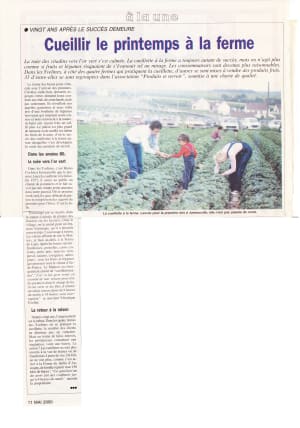article du Courrier de Mantes de Mai 2000