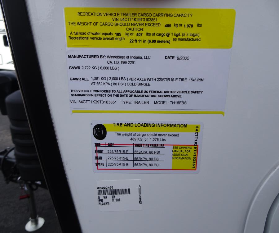 2026 Winnebago Towables THRIVE — photo 24 view