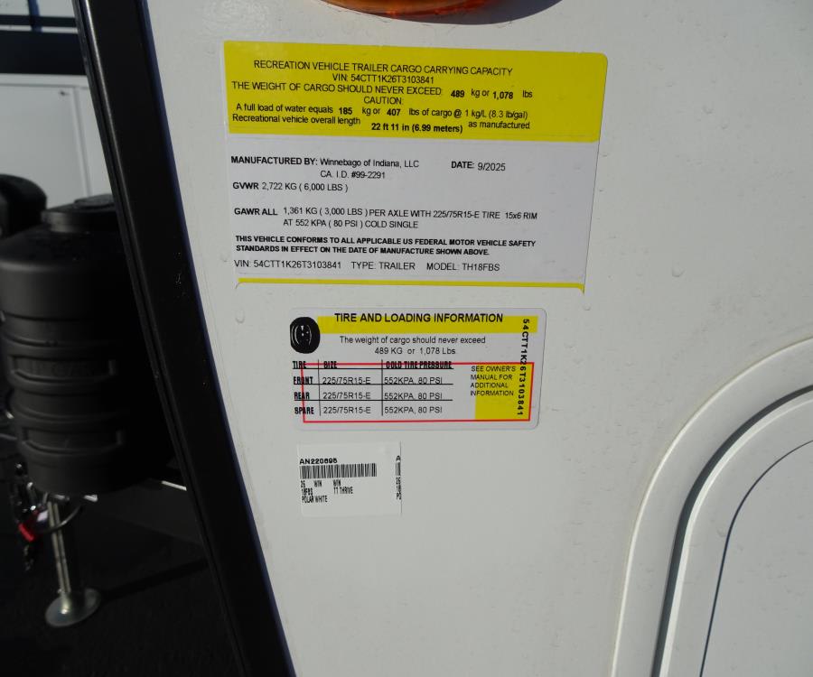 2026 Winnebago Towables THRIVE — photo 24 view