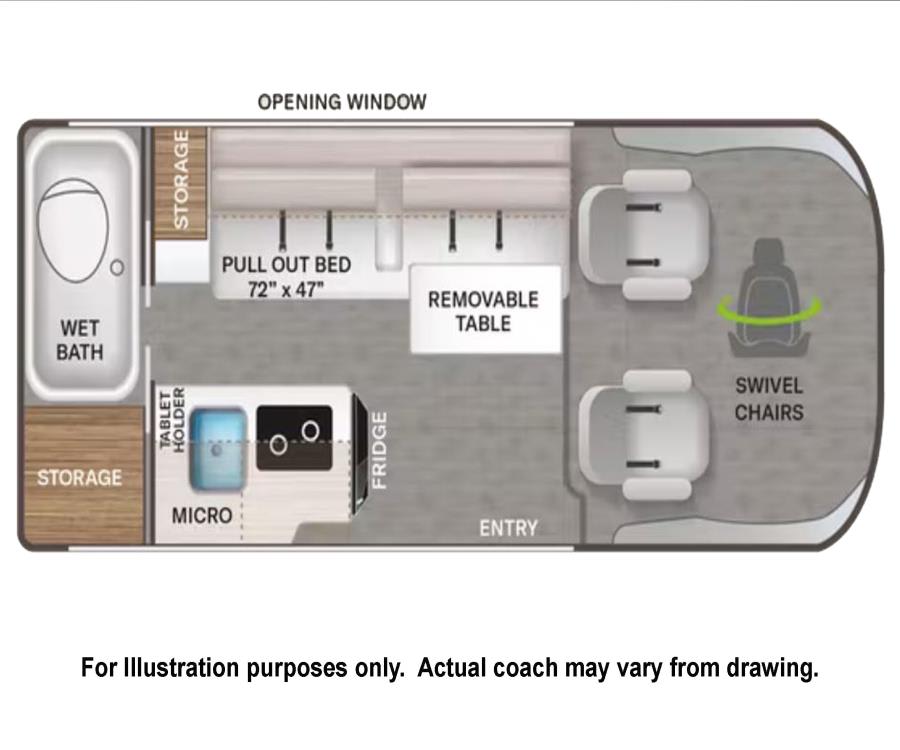 2023 Thor Motor Coach RIZE — photo 23 view