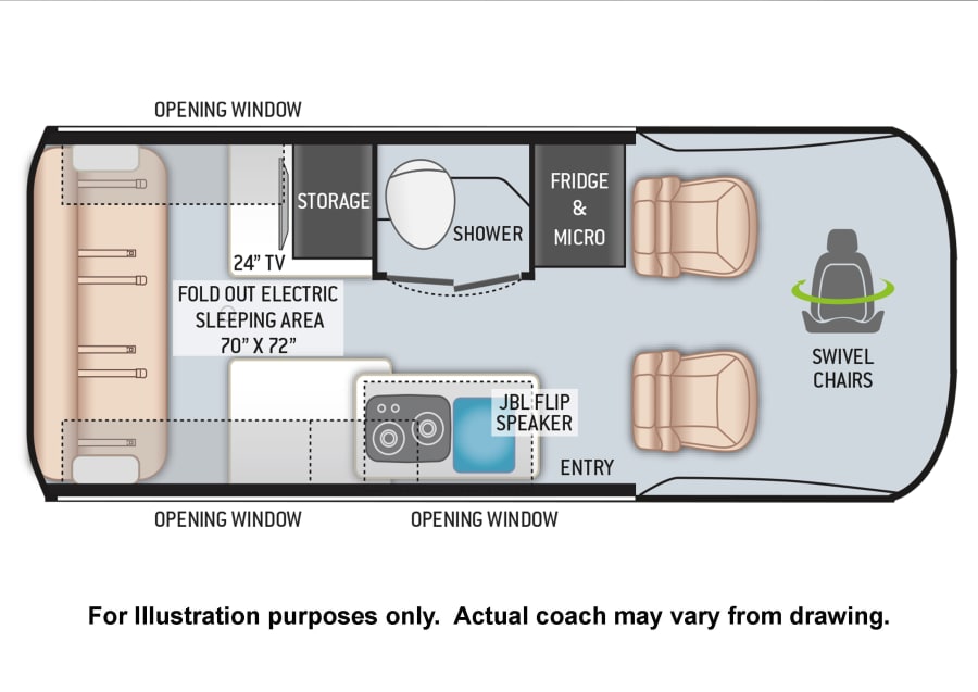 2023 Thor Motor Coach TRANQUILITY — photo 21 view