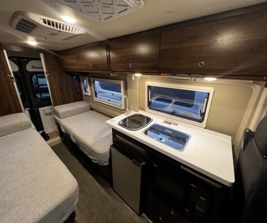2021 Winnebago TRAVATO — engine compartment view