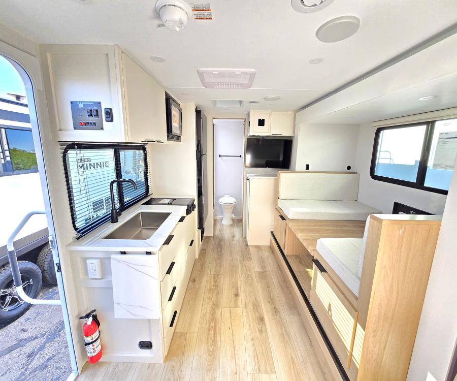 2026 Winnebago Towables MICRO MINNIE-TT — rear three-quarter view