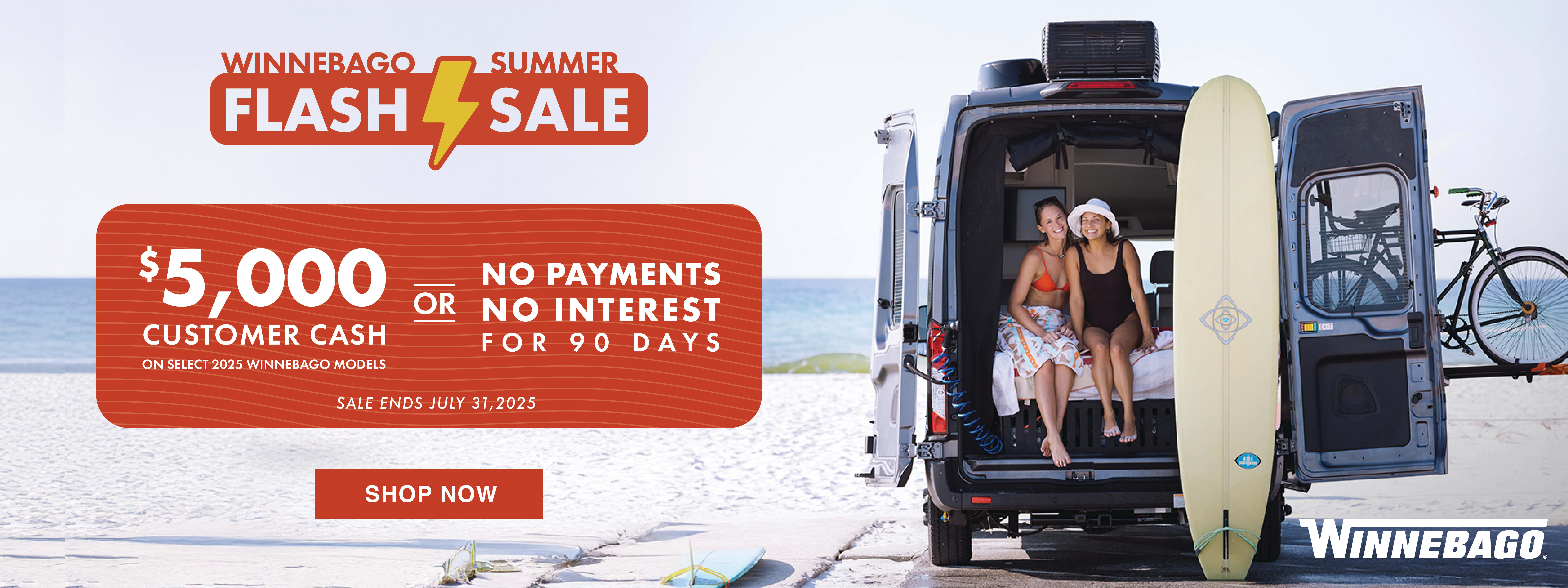 Winnebago Summer Flash Sale