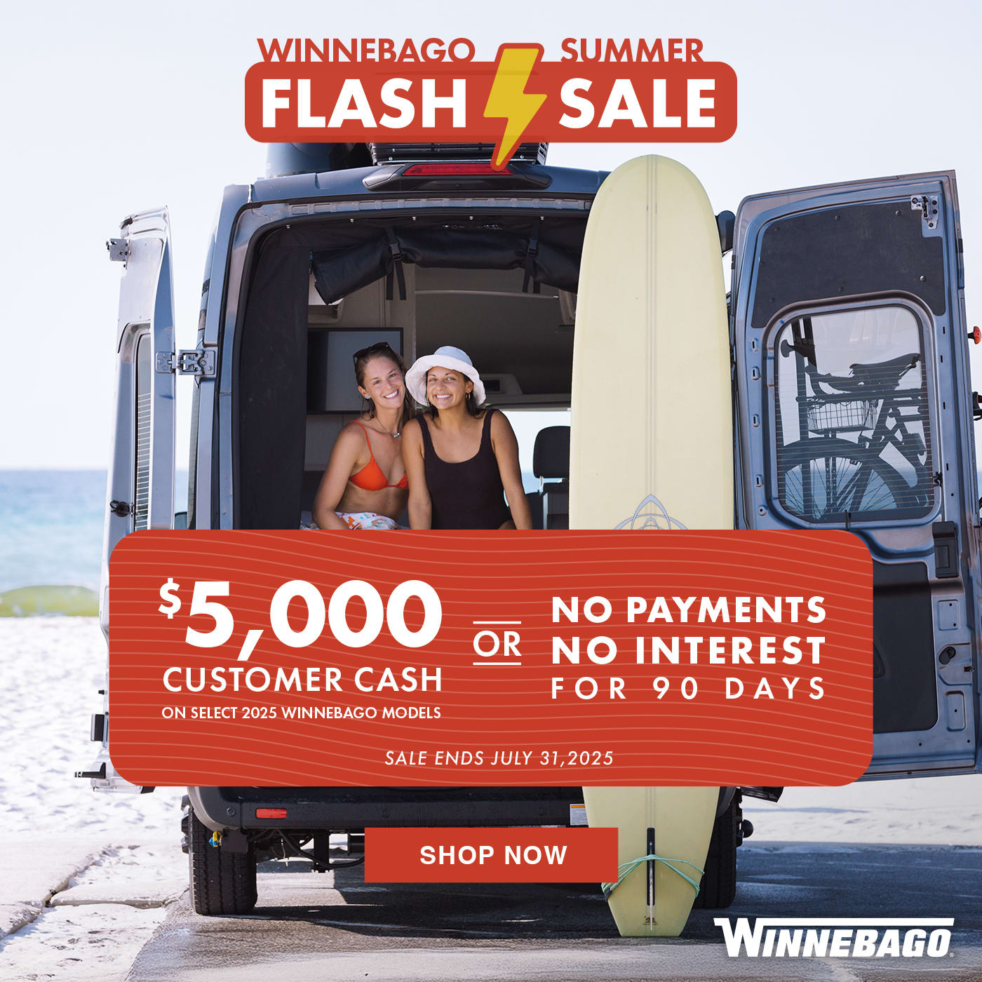 Winnebago Summer Flash Sale