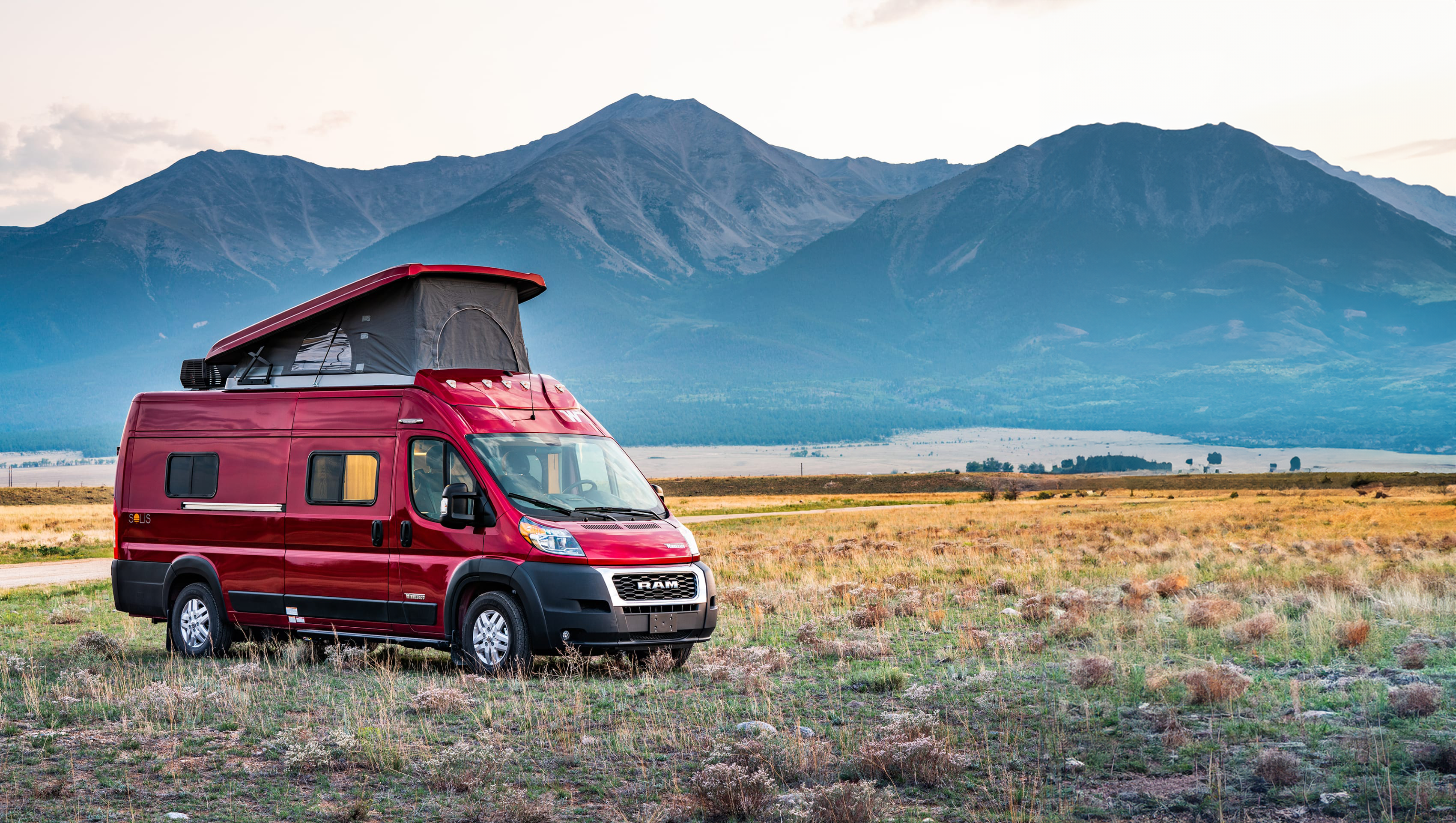 Winnebago Solis pop-top Class B van