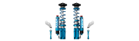 King Shocks Front Coilover Adjustable Pair
