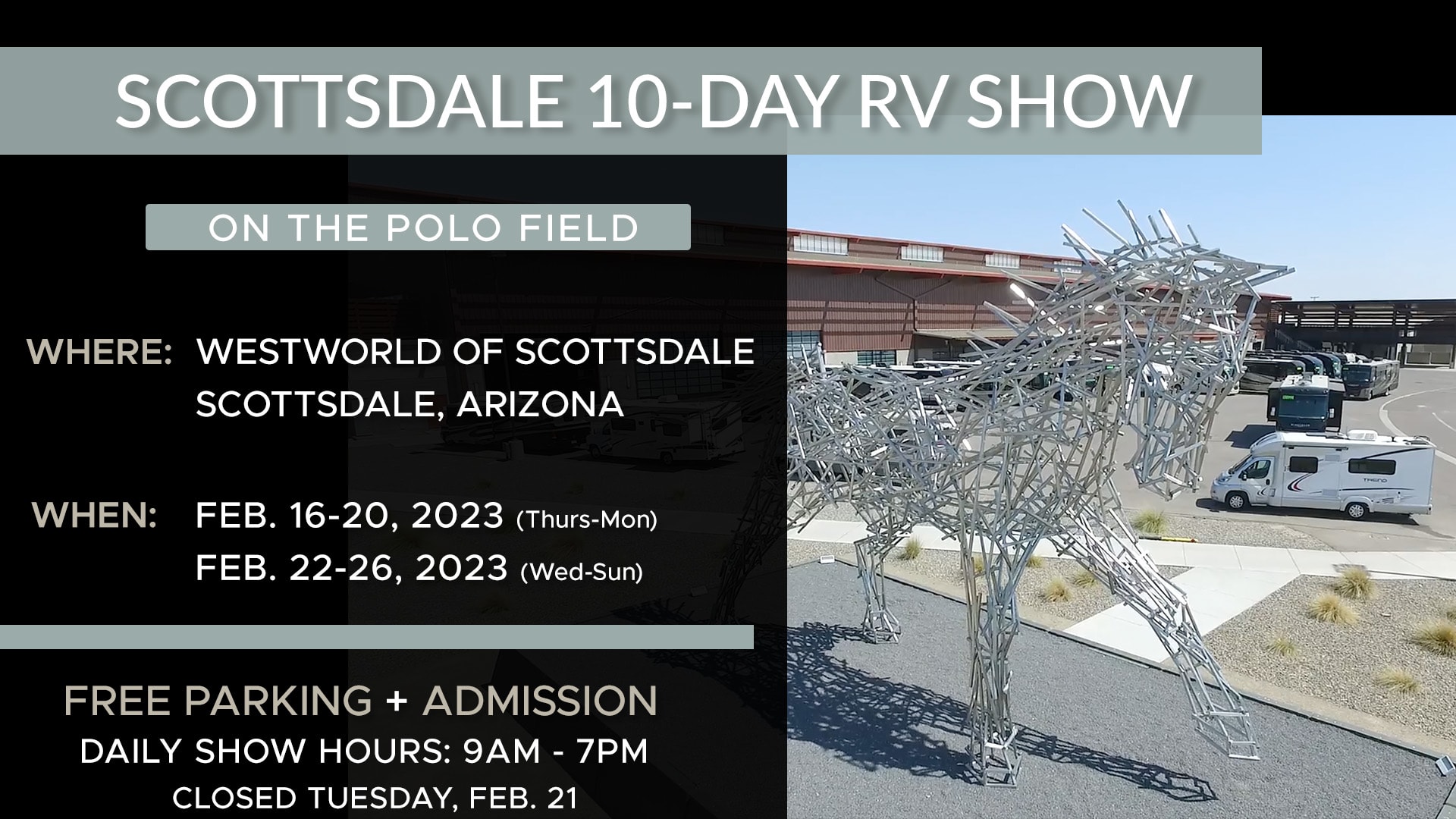 Scottsdale RV Super Show RV Shows in the USA La Mesa RV