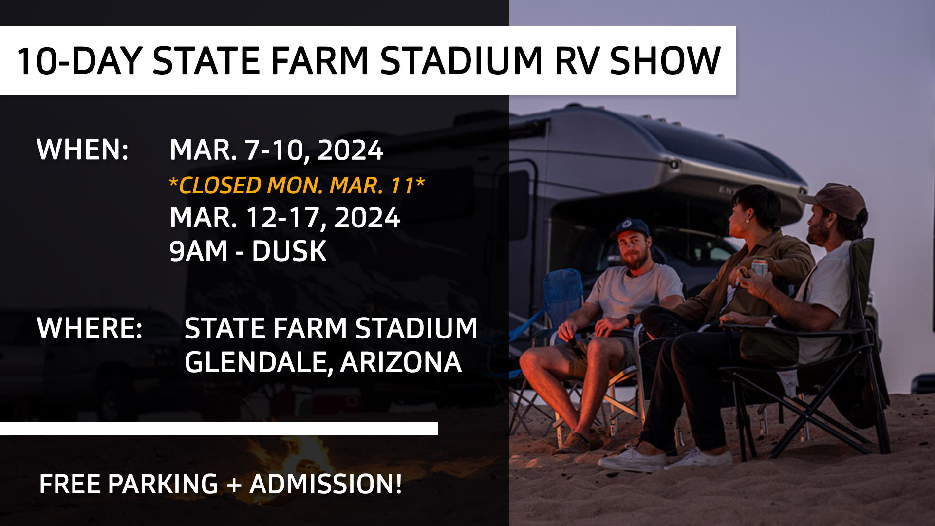 State Farm Stadium RV Super Show RV Shows in the USA La Mesa RV