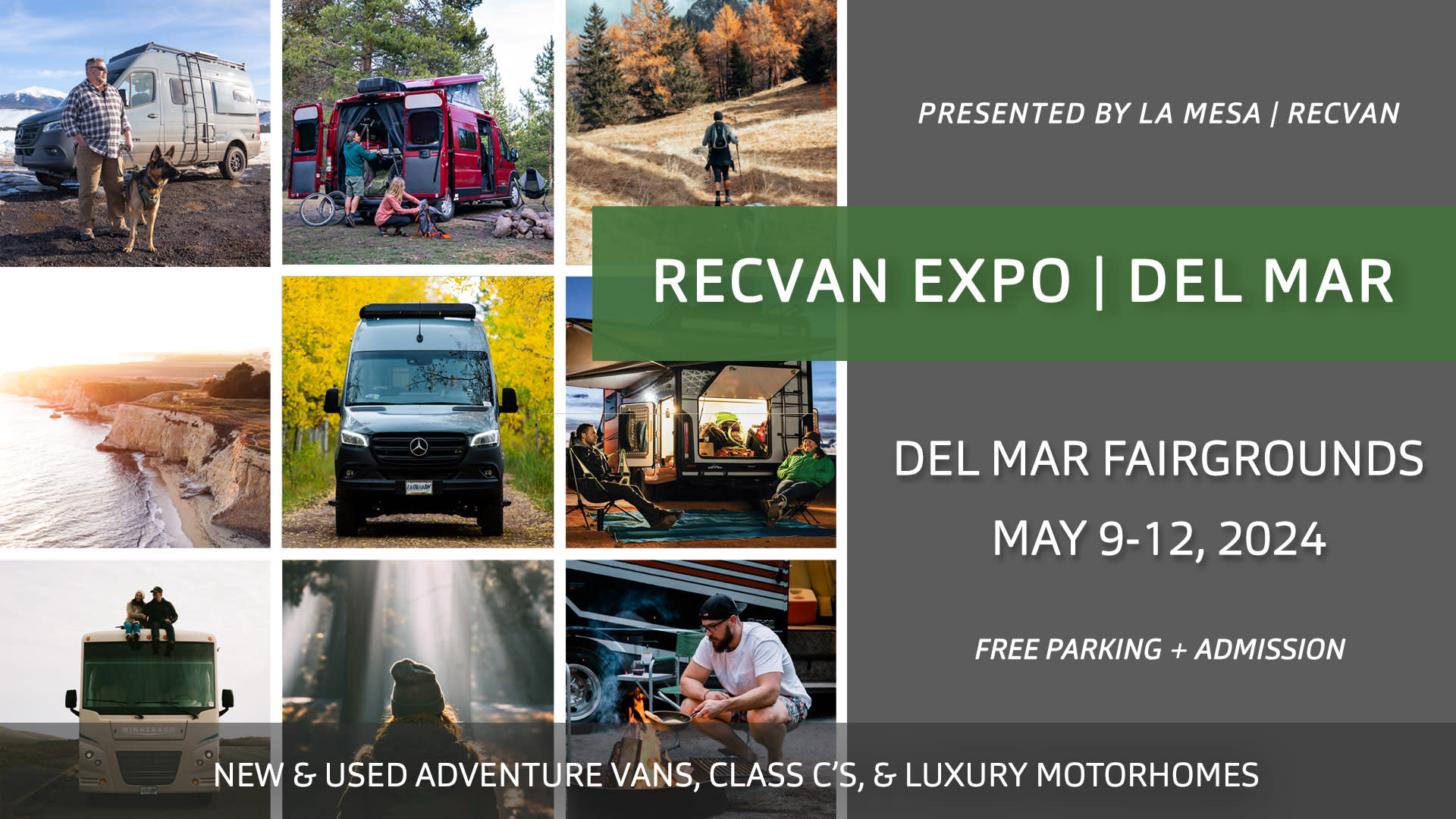 RecVan Expo at Del Mar Fairgrounds RV Show USA